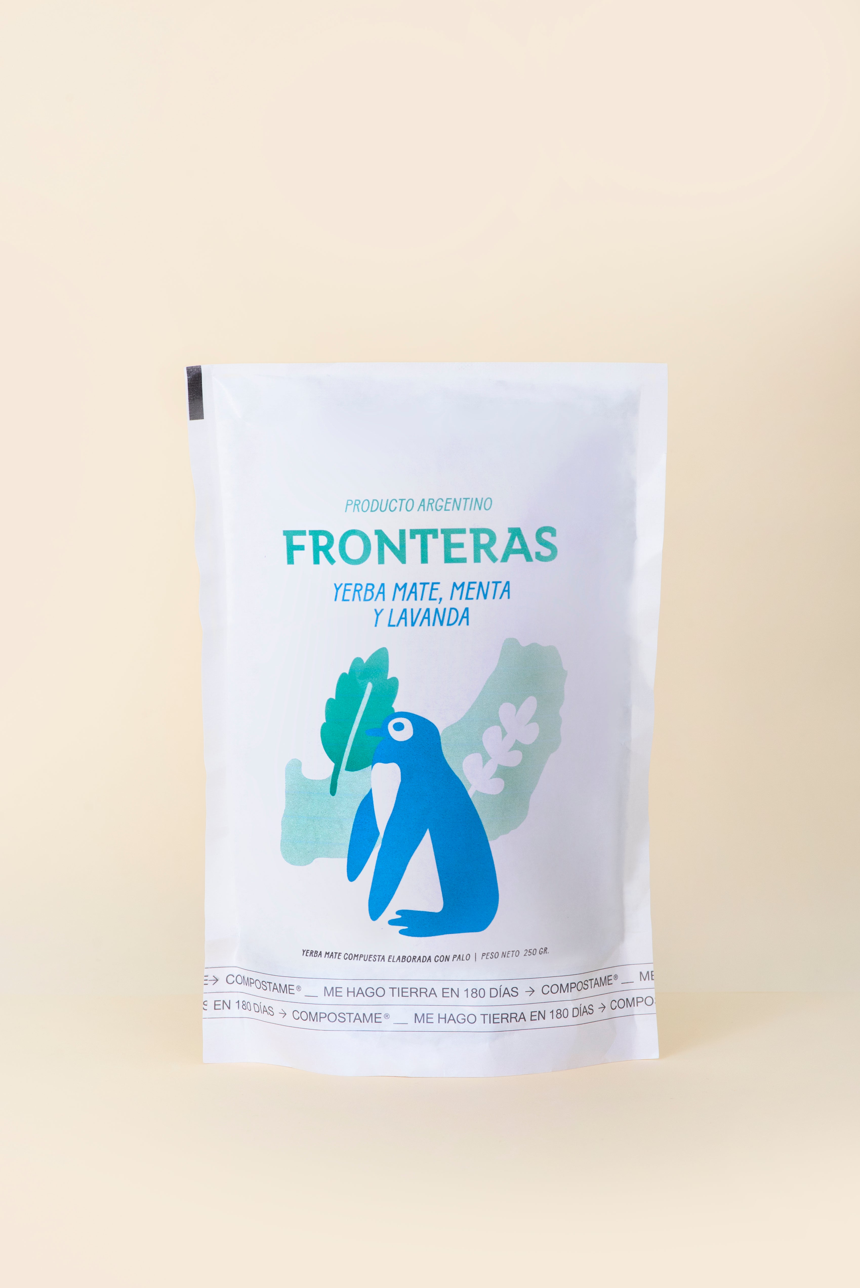 Yerba Mate Fronteras con Menta y Lavanda 250g