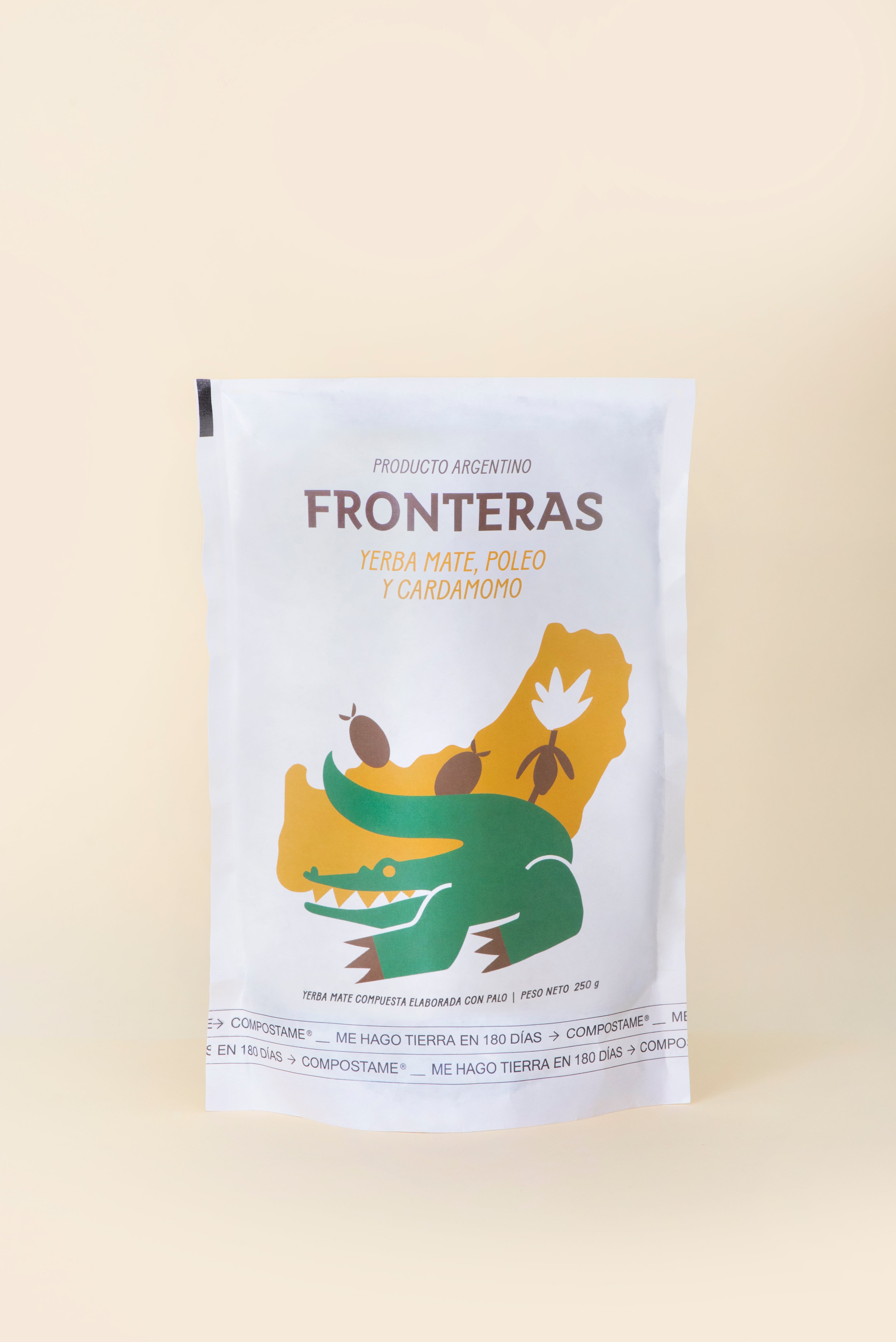 Yerba Mate Fronteras con Poleo y Cardamomo 250g