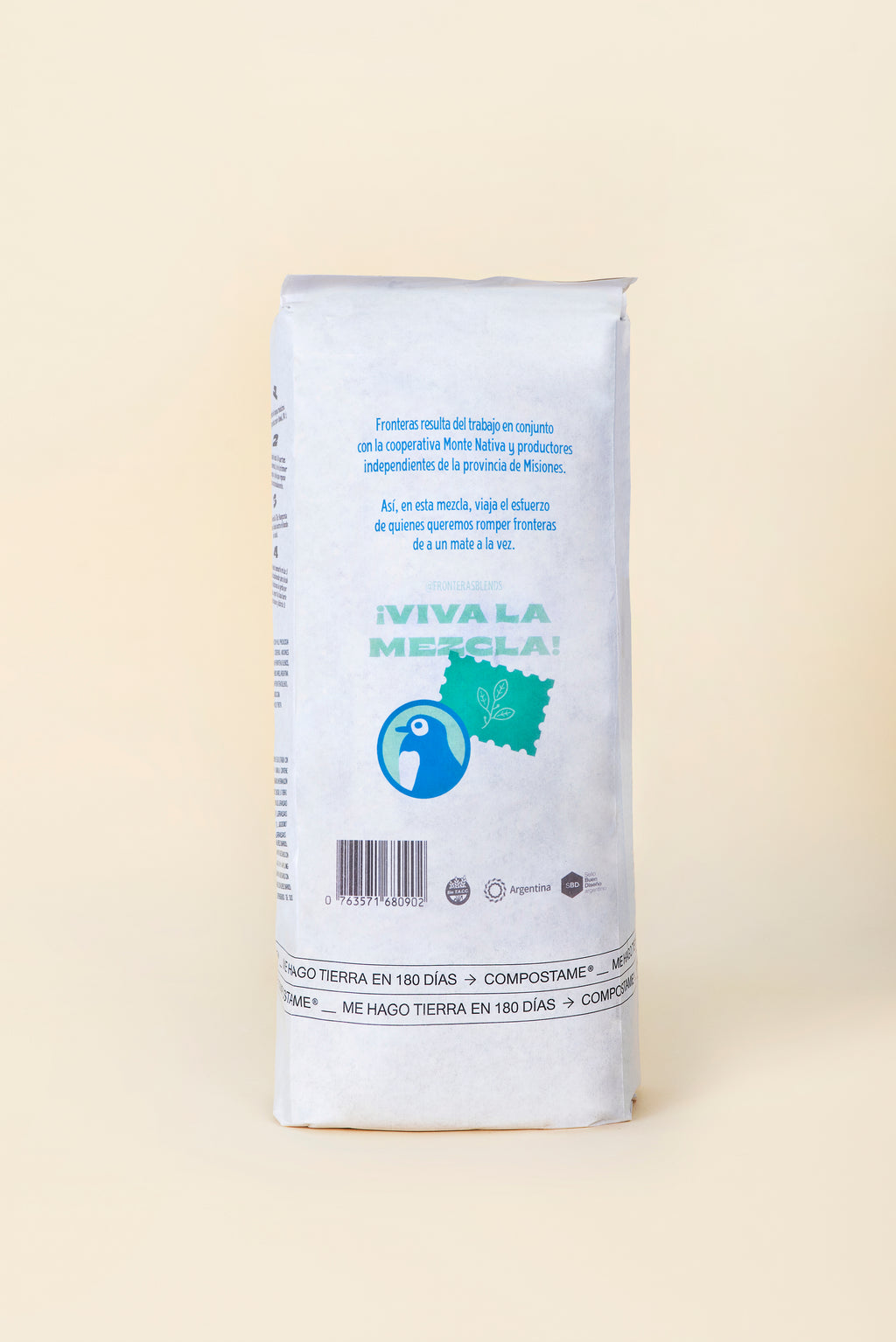 Yerba Mate Fronteras con Menta y Lavanda Pack 500 grs