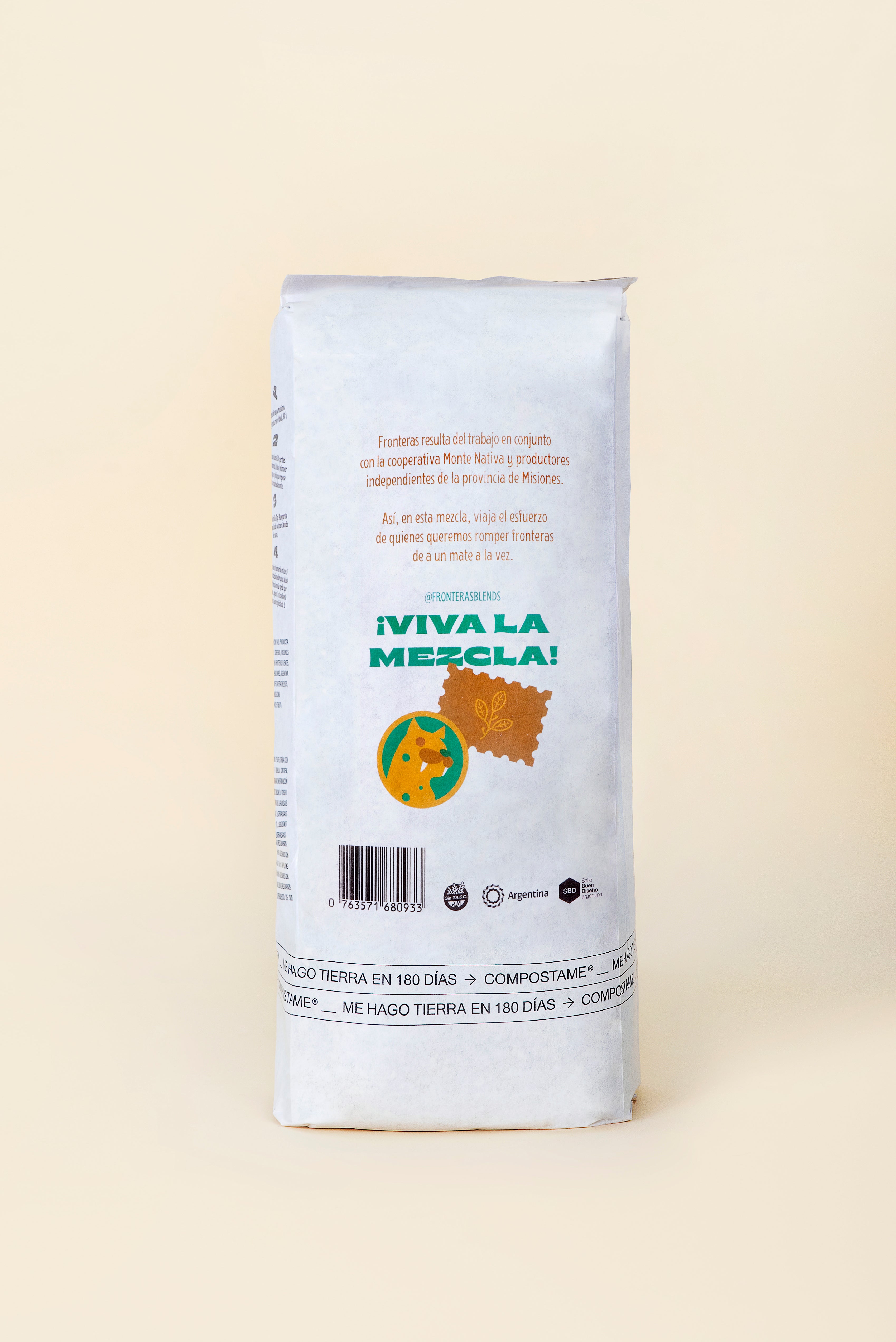 Yerba Mate Fronteras Original Pack 500 grs