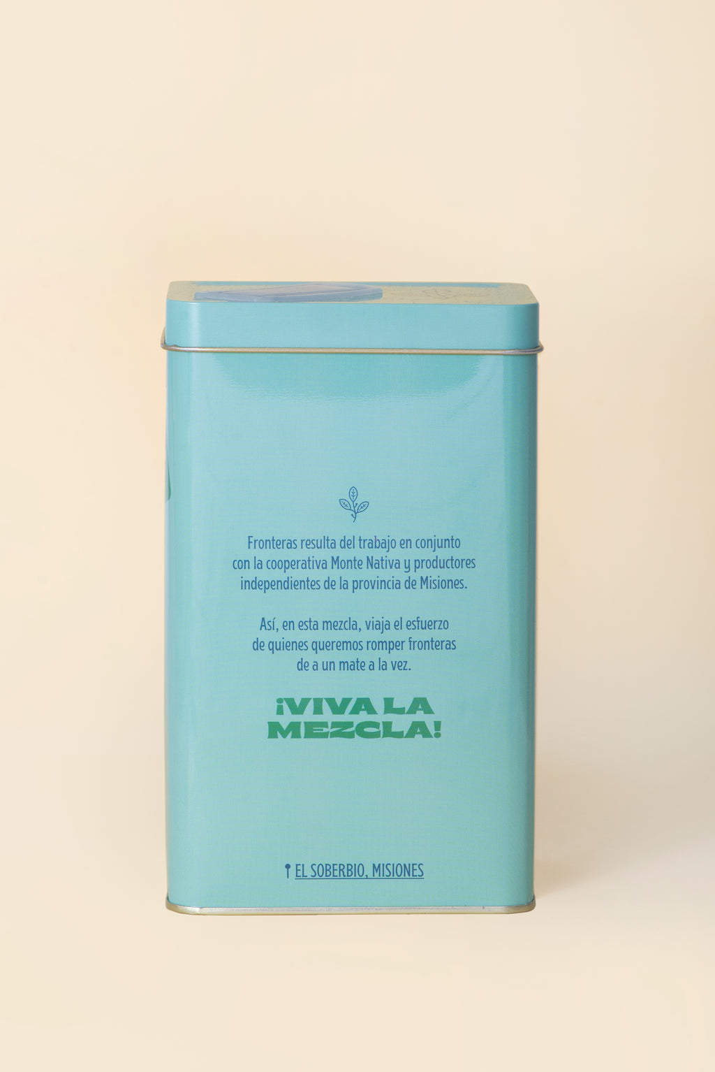 Yerba Mate Fronteras con Menta y Lavanda Lata 500 grs