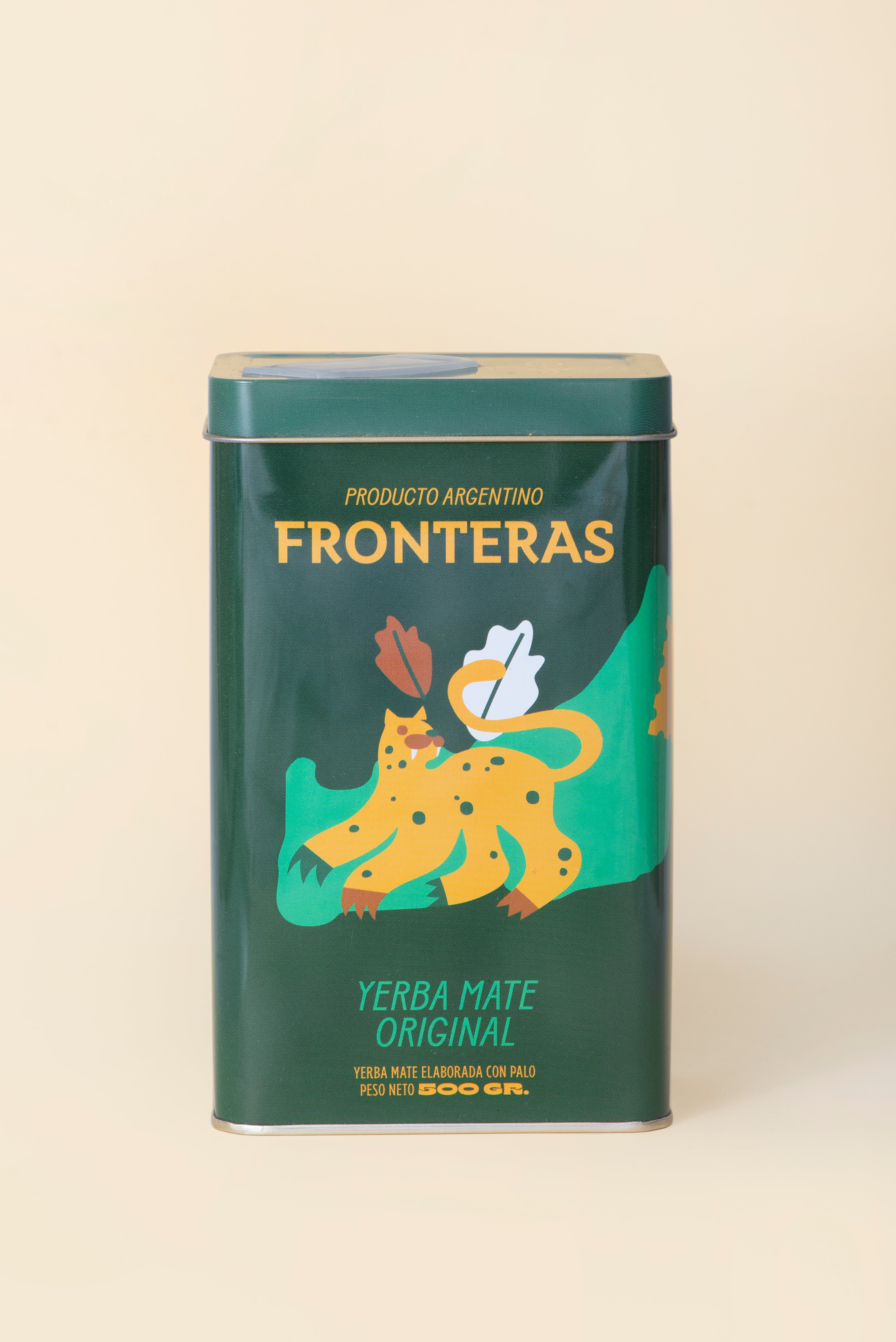 Yerba Mate Fronteras Original Lata 500g Tradicional