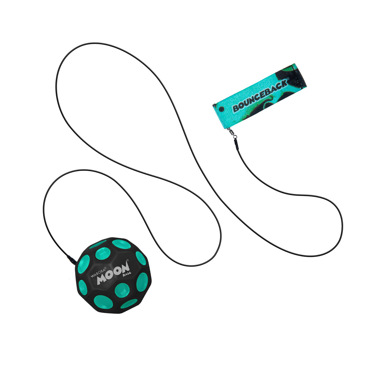 Pelota Moon con Elástico Bounceback Waboba