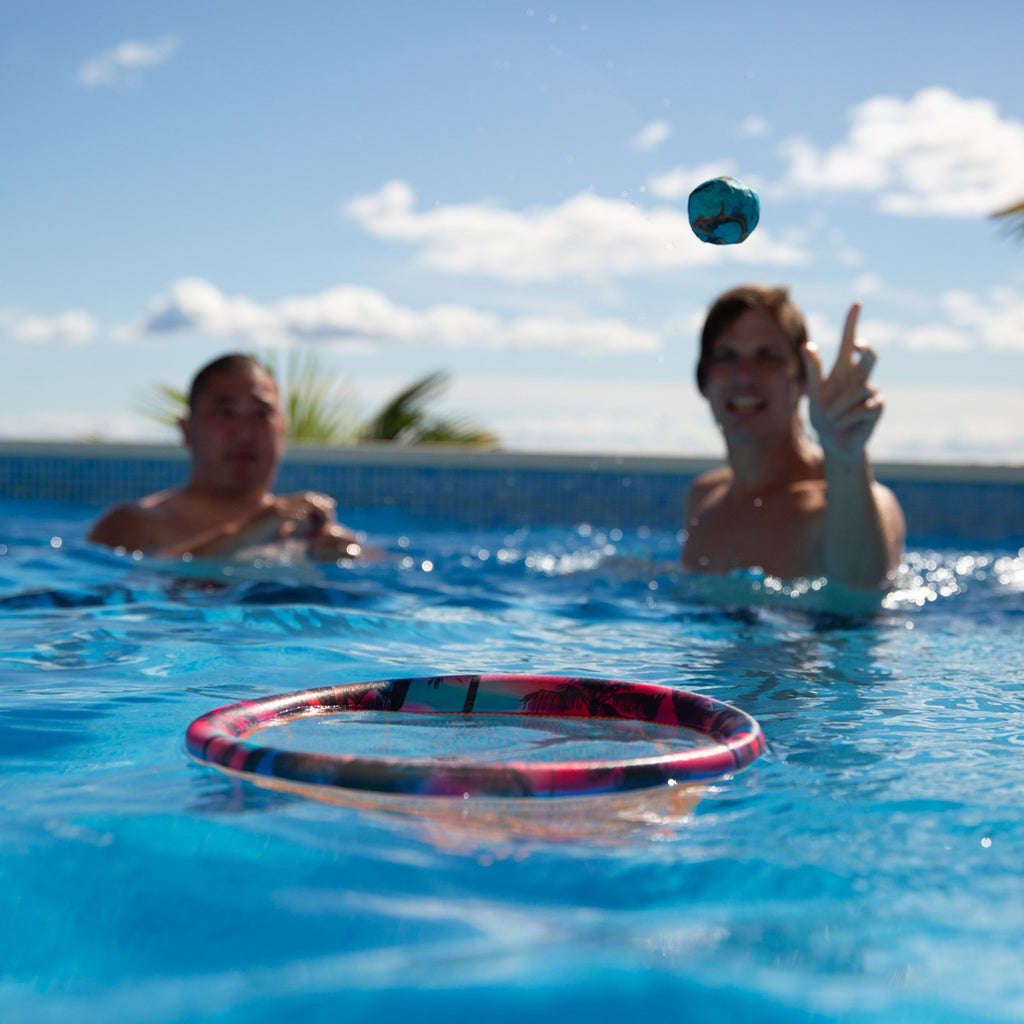 Juego de Buceo Dunk or Dive - Aro Flotante y 4 Pelotas
