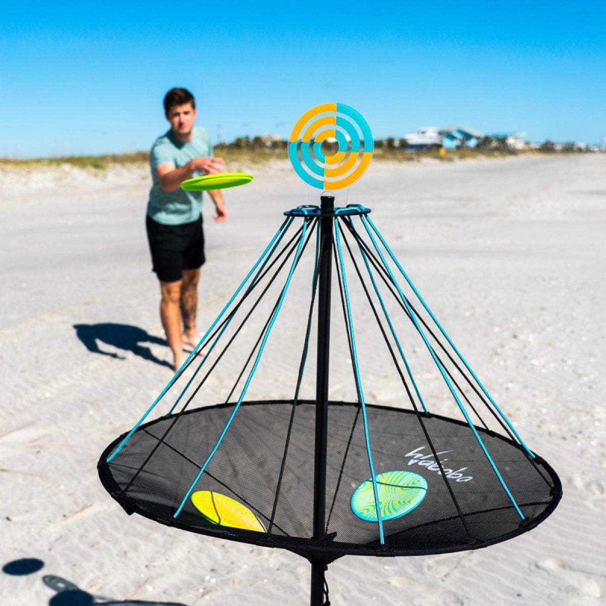 Juego de Puntería con Frisbee Hitman Waboba - 2 en 1 con 4 Discos