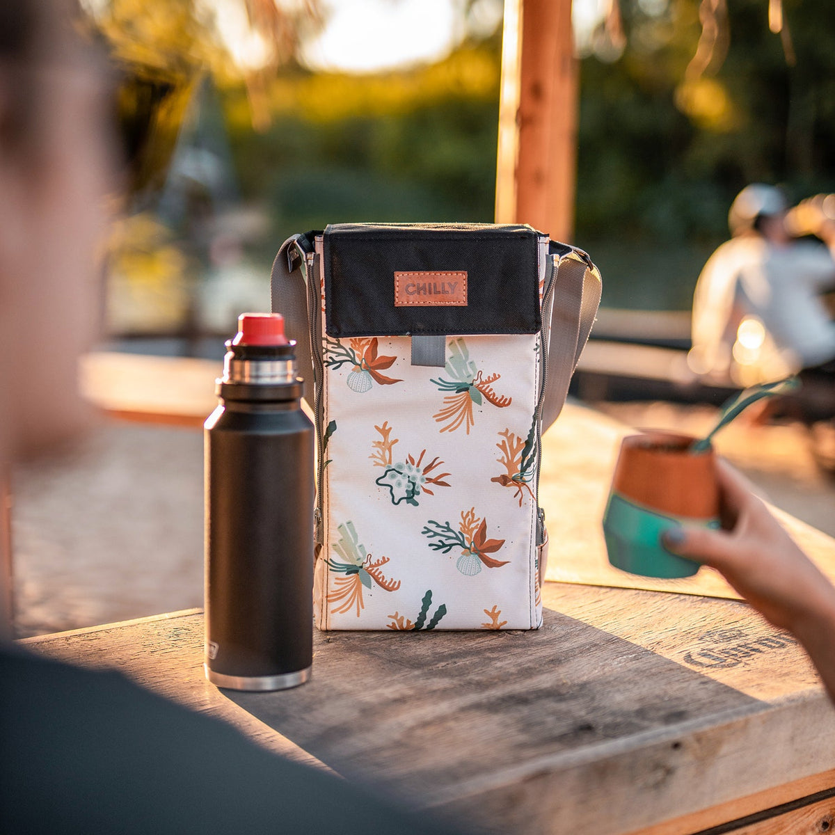 Equipo De Mate CORAL | Bolso Matero + Yerbera Chilly