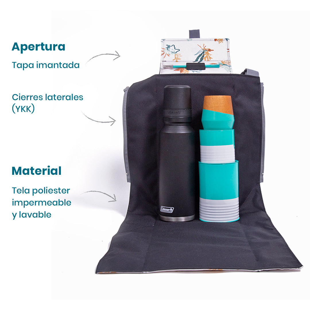 Equipo De Mate CORAL | Bolso Matero + Yerbera Chilly