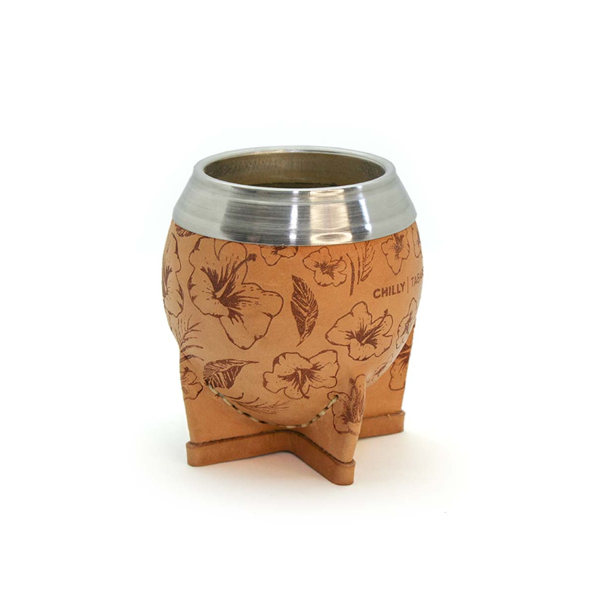 Mate Norte HIBISCUS + Bombilla Loro Alpaca