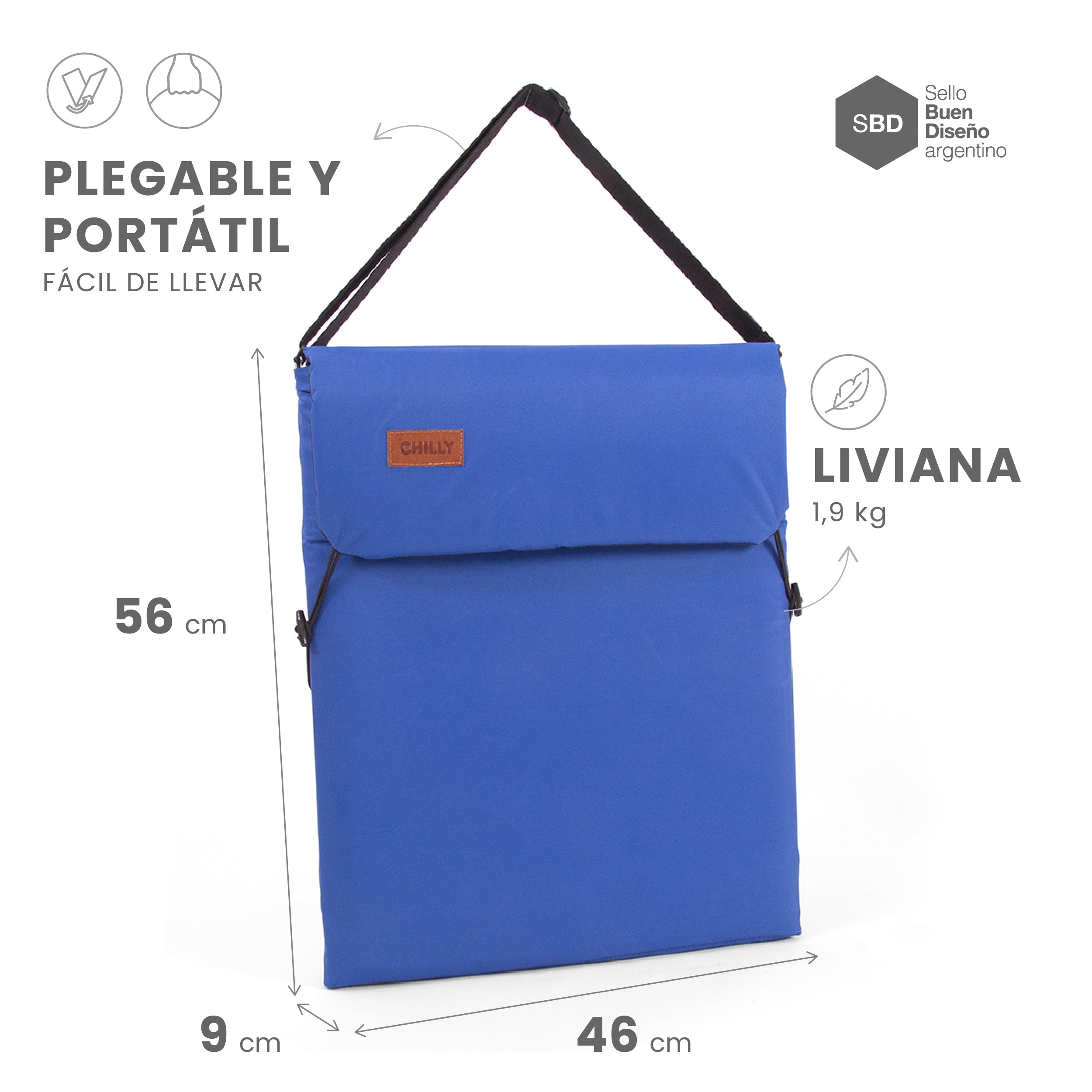 Reposera AZUL FRANCIA