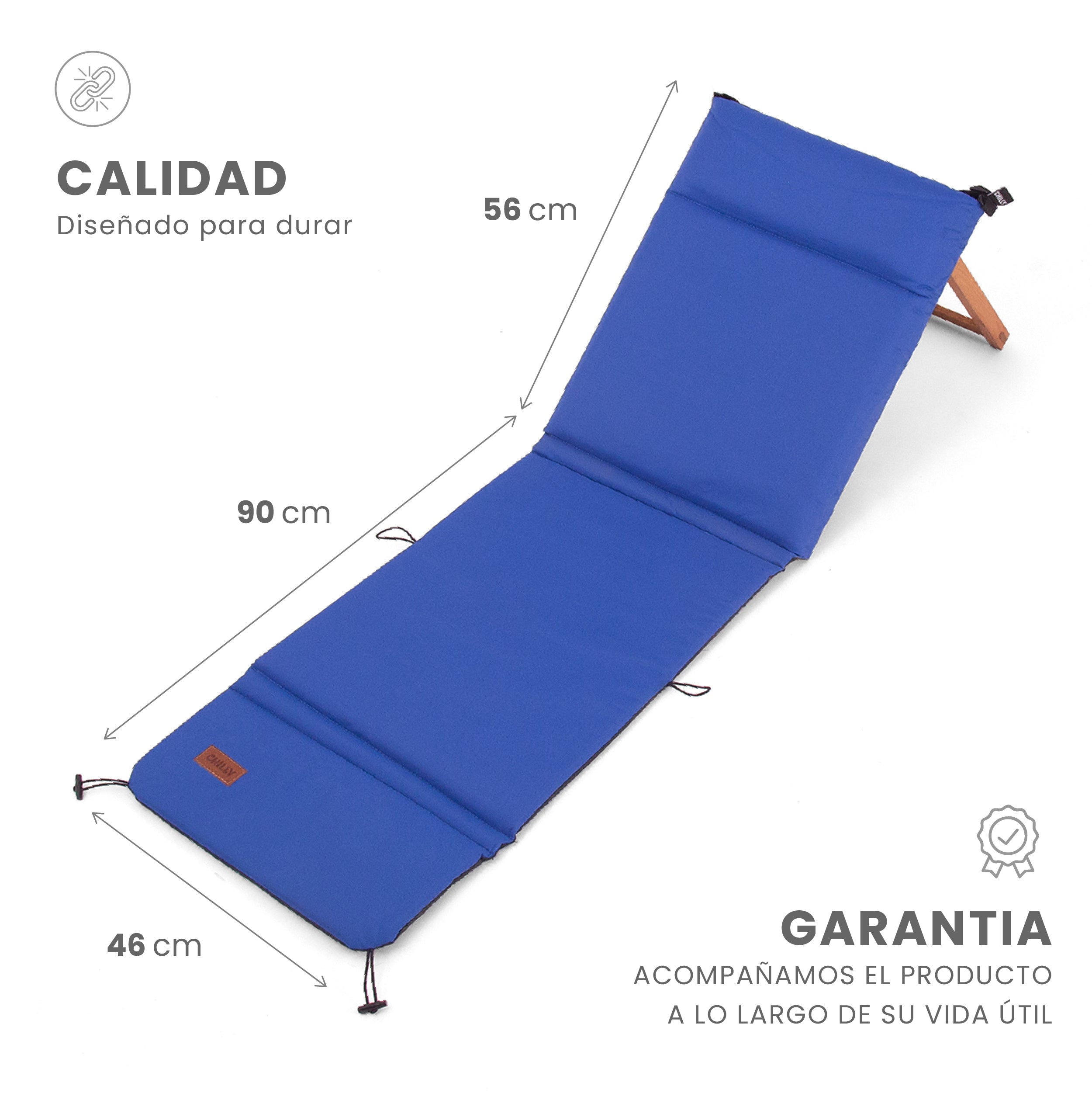 Reposera AZUL FRANCIA