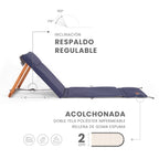 Reposera AZUL MARINO