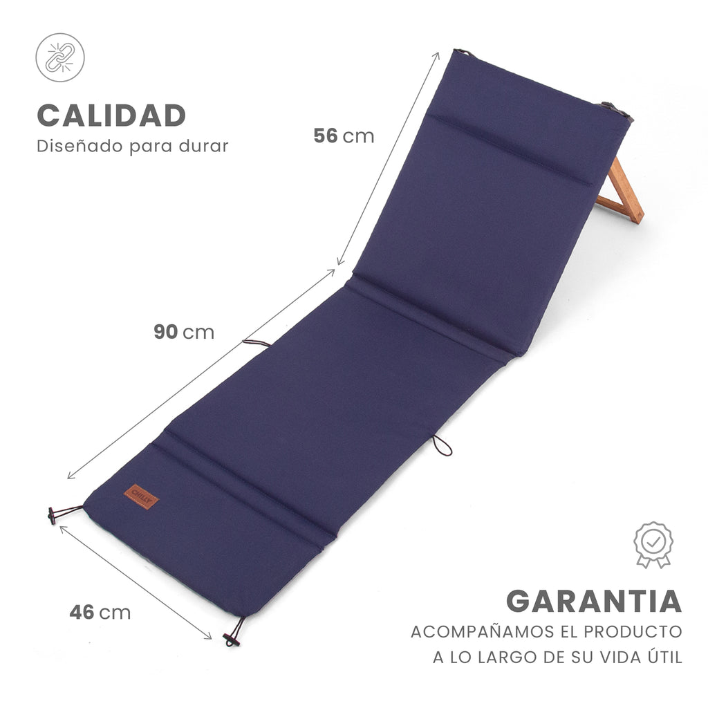 Reposera AZUL MARINO