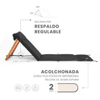 Reposera NEGRA