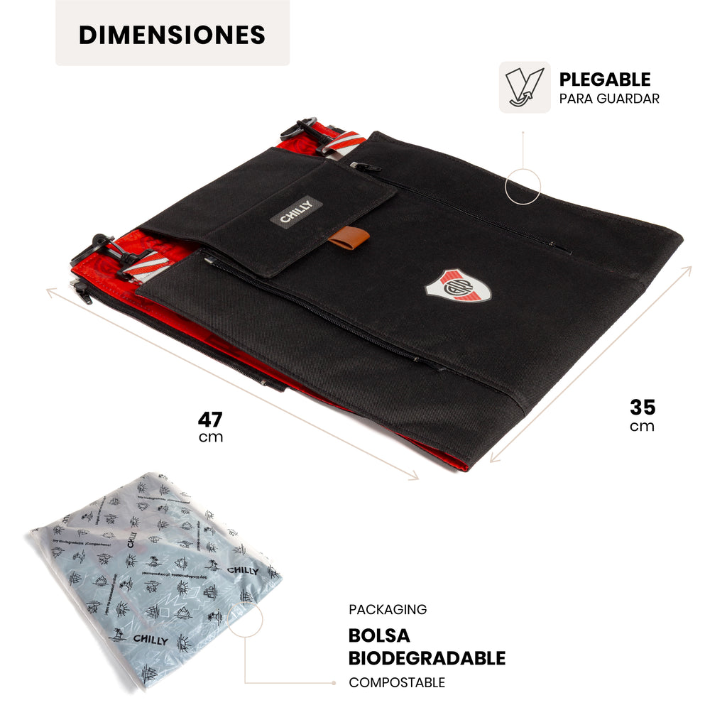 Bolso Matero River Plate ESCUDO