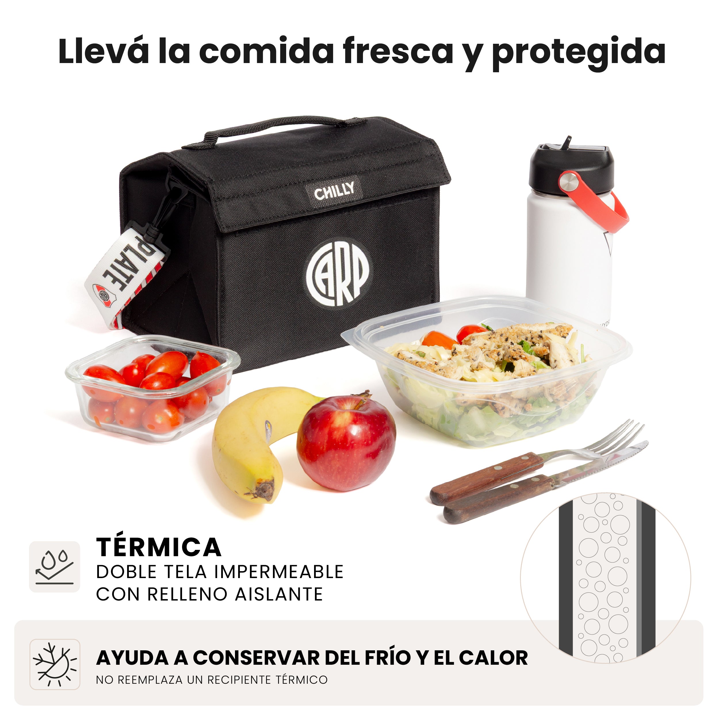 Lunchera Térmica 8L River Plate CARP