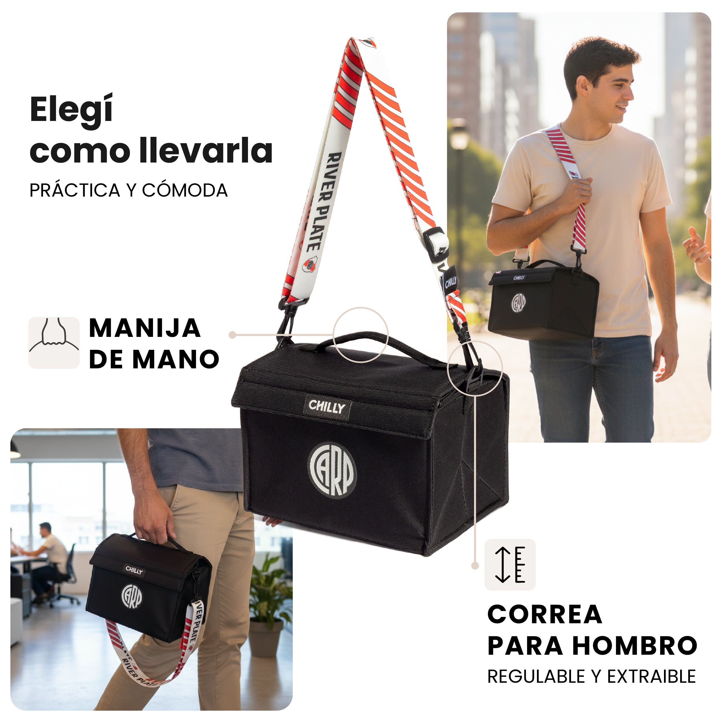 Lunchera Térmica 8L River Plate CARP