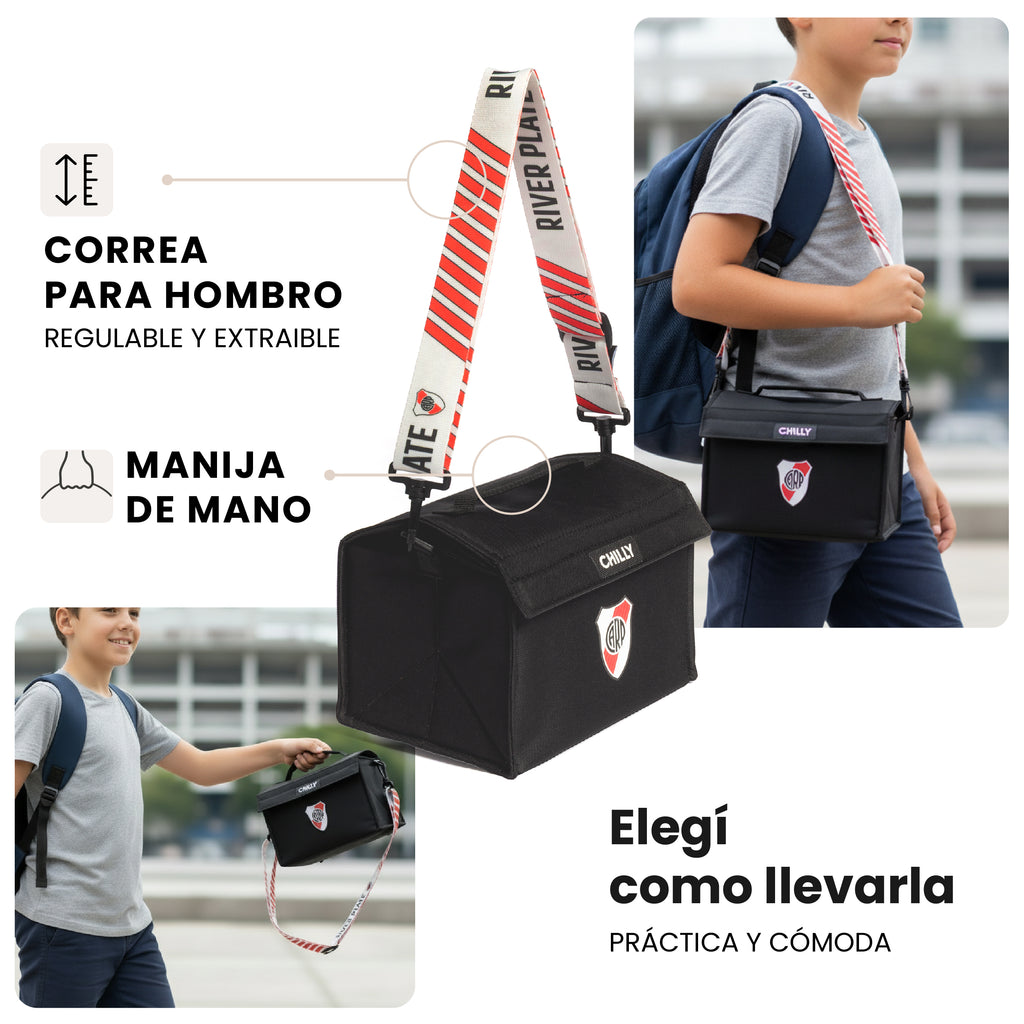 Lunchera Térmica 8L River Plate ESCUDO
