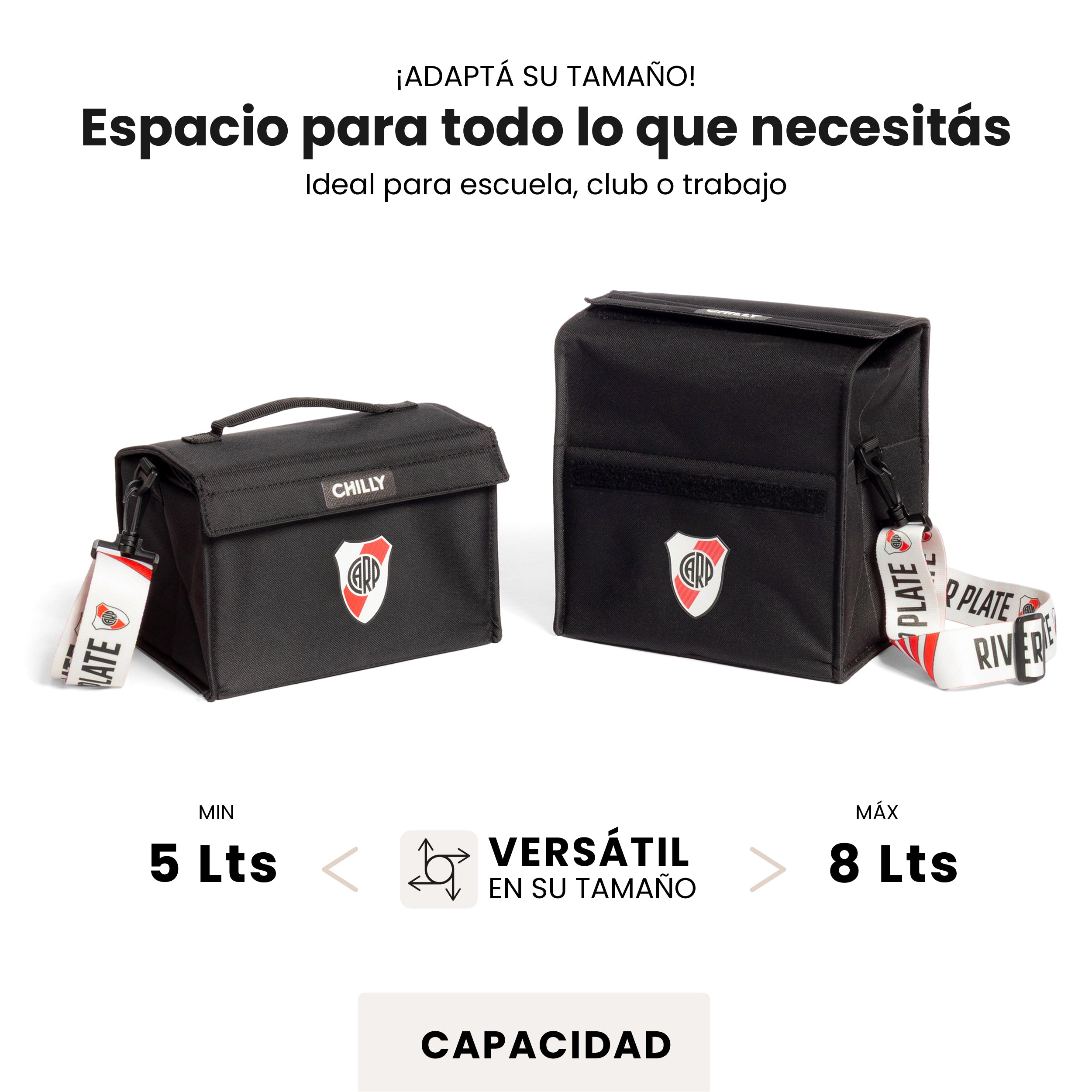 Lunchera Térmica 8L River Plate ESCUDO