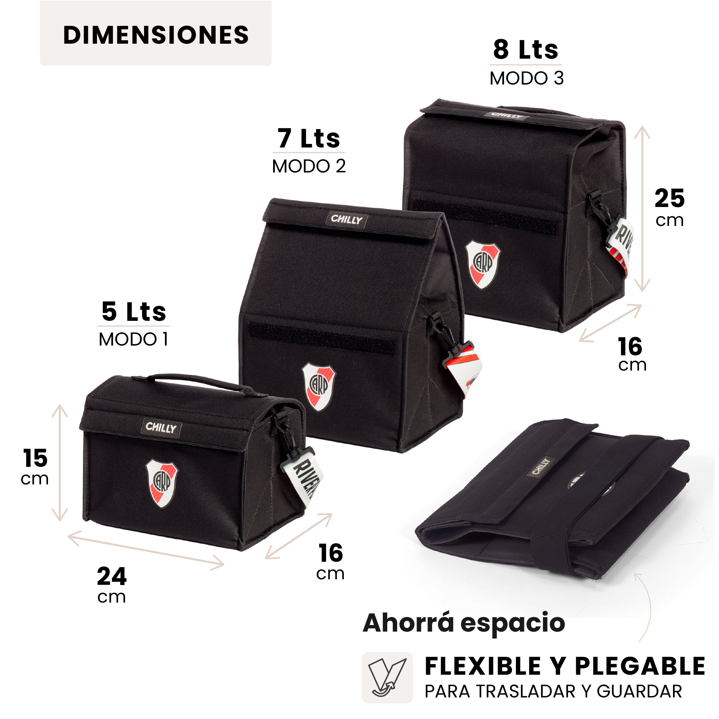 Lunchera Térmica 8L River Plate ESCUDO