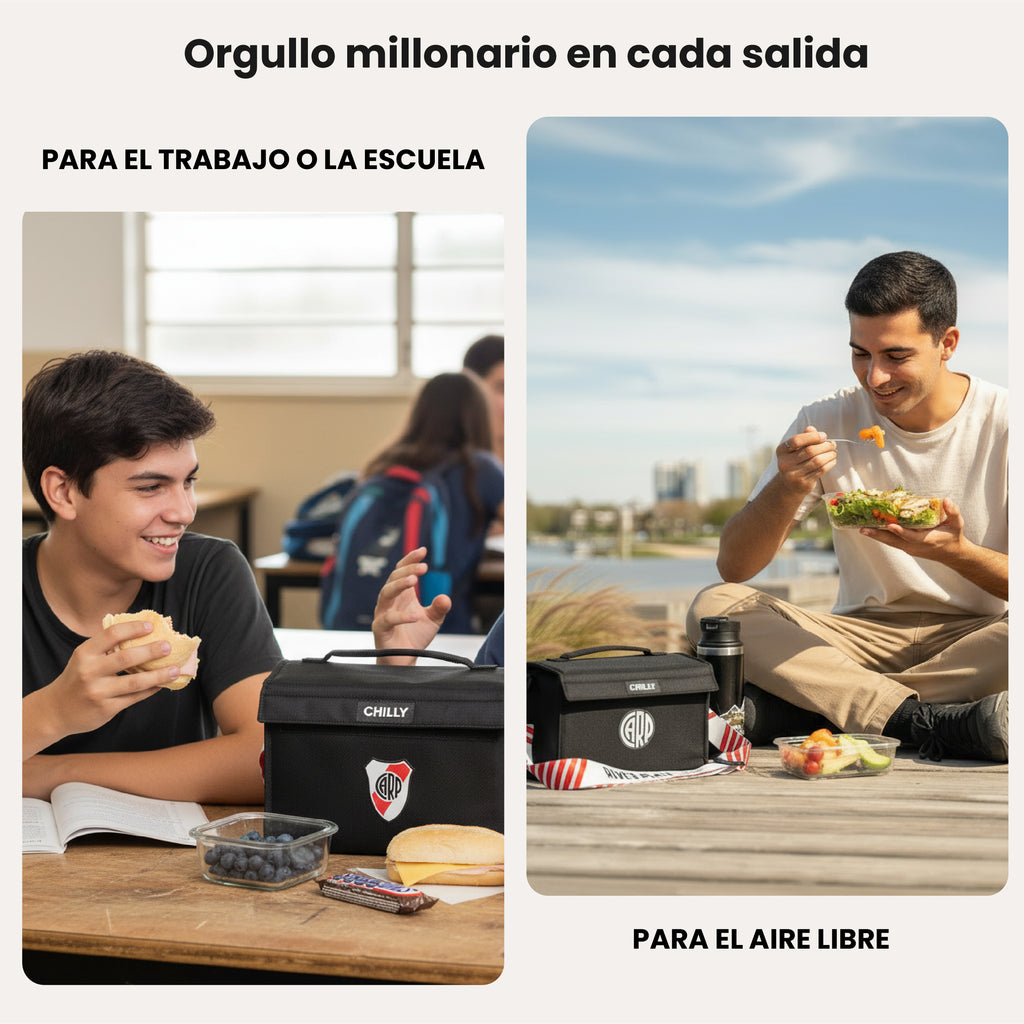 Lunchera Térmica 8L River Plate ESCUDO