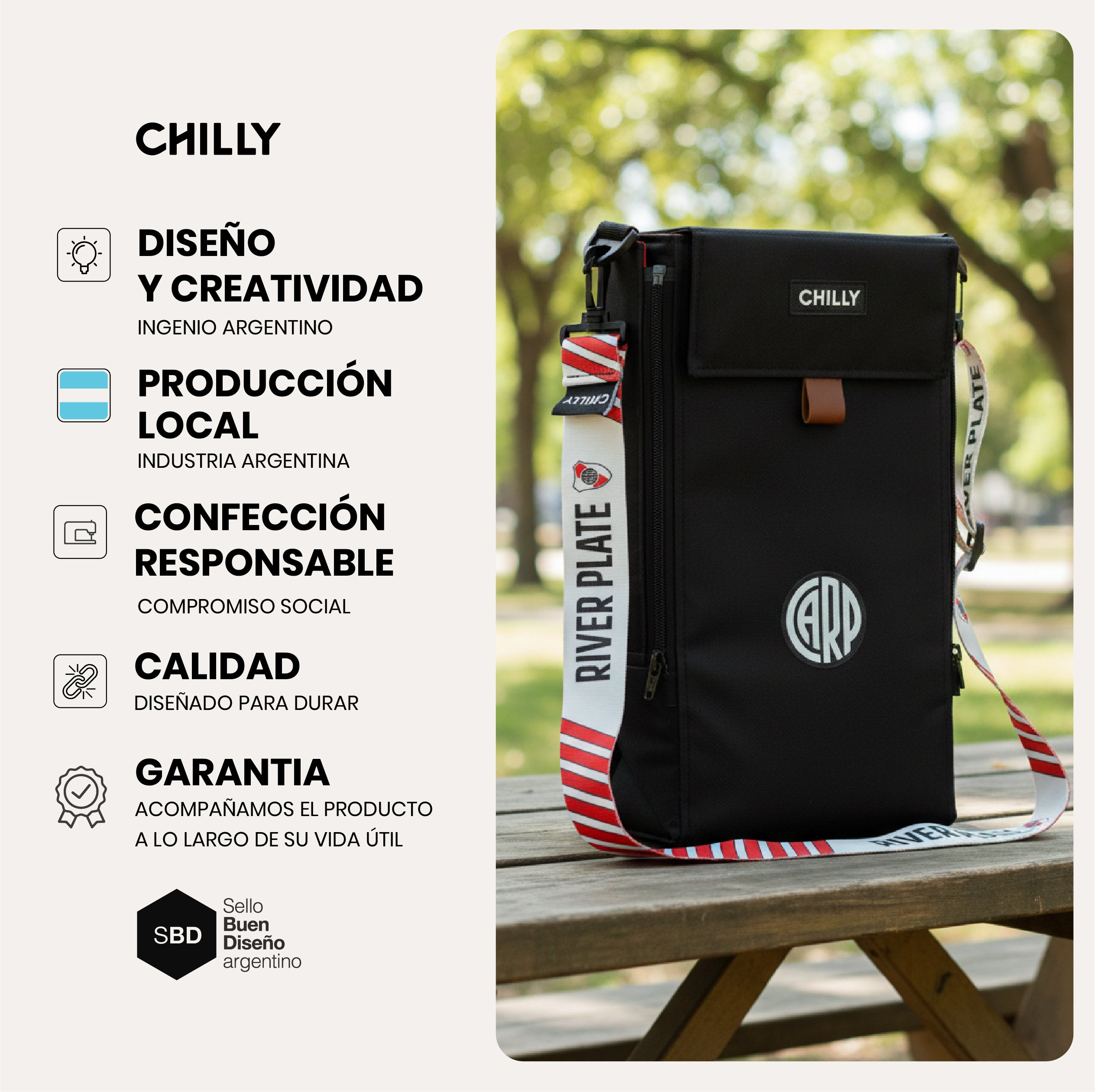 Bolso Matero River Plate CARP