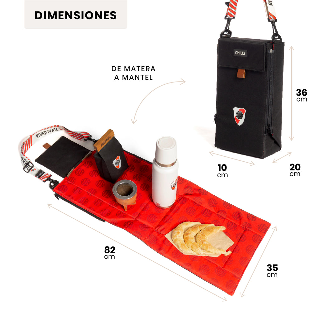 Equipo de Mate River Plate | Bolso Matero + Yerbera