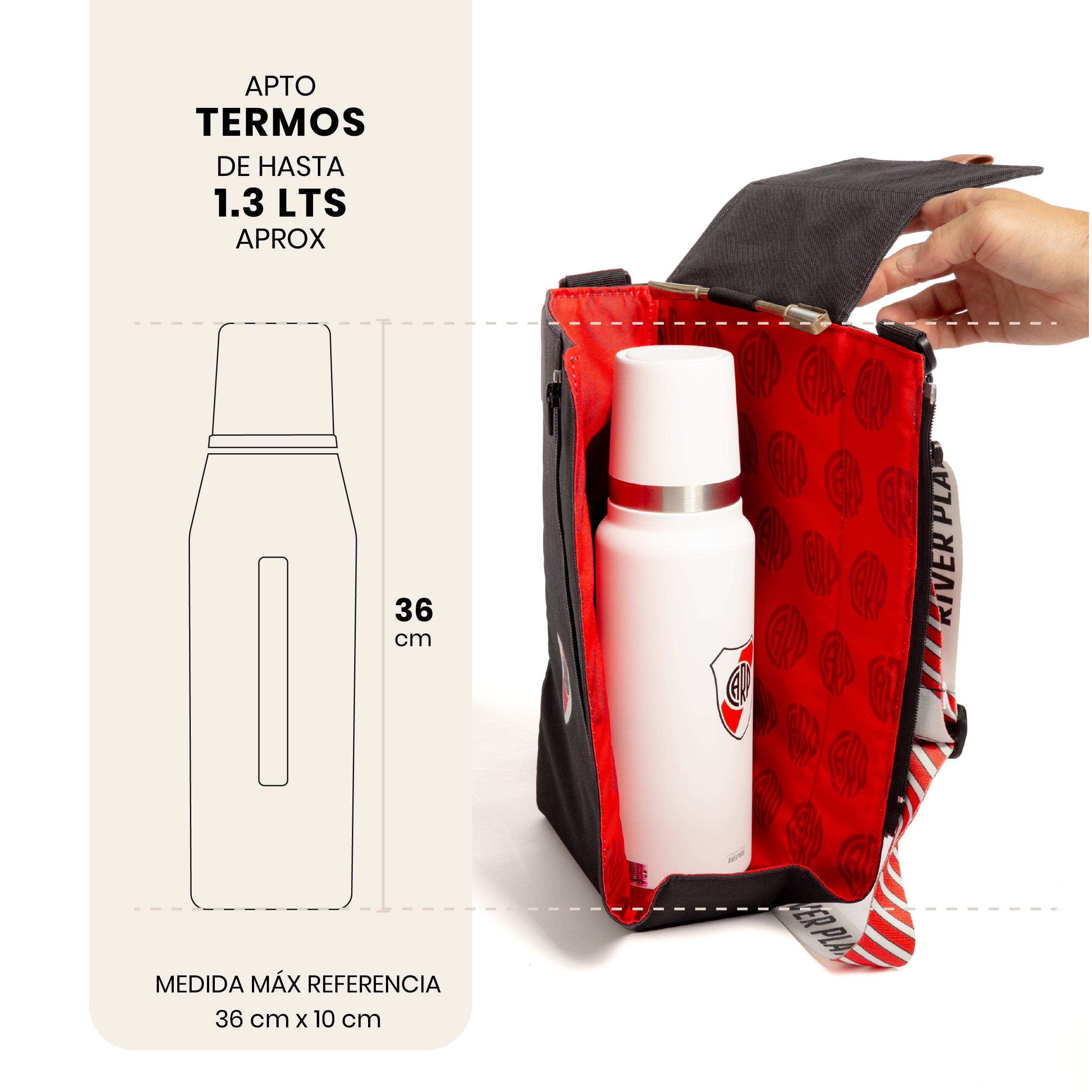 Bolso Matero River Plate CARP