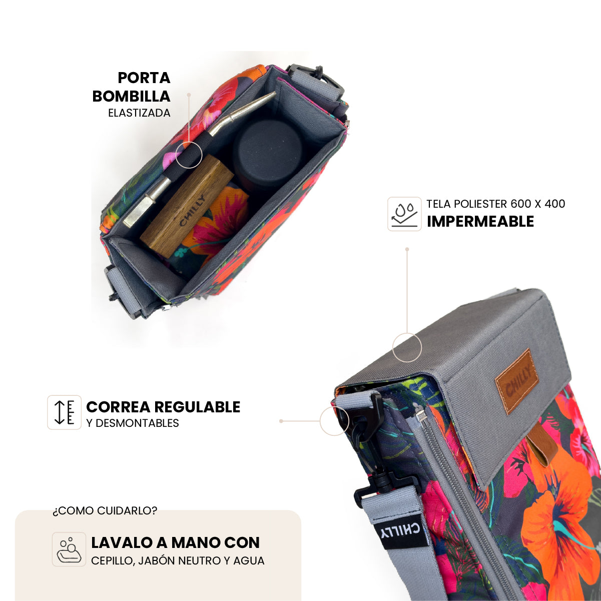 Bolso Matero HIBISCUS