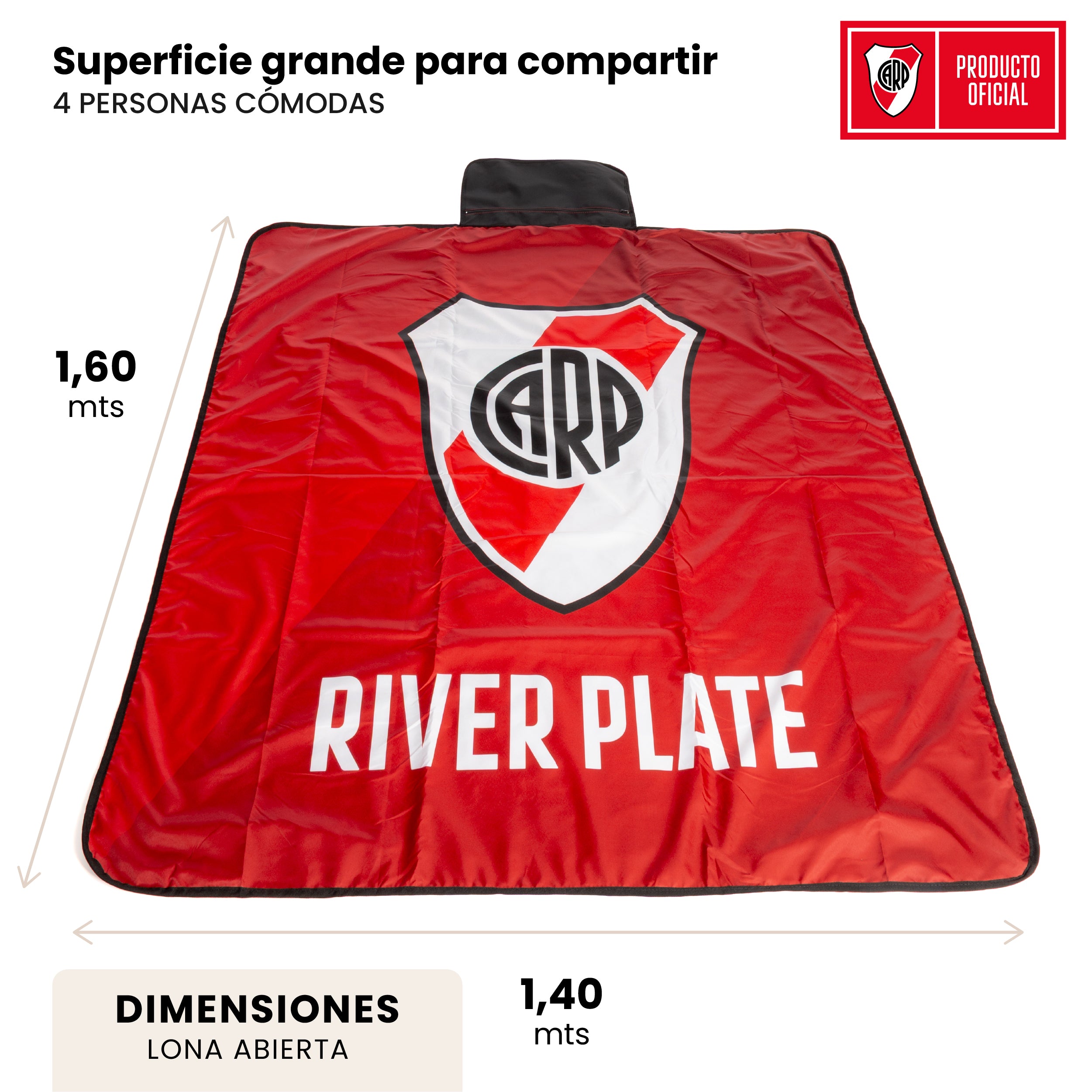 Lona Picnic River Plate ESCUDO