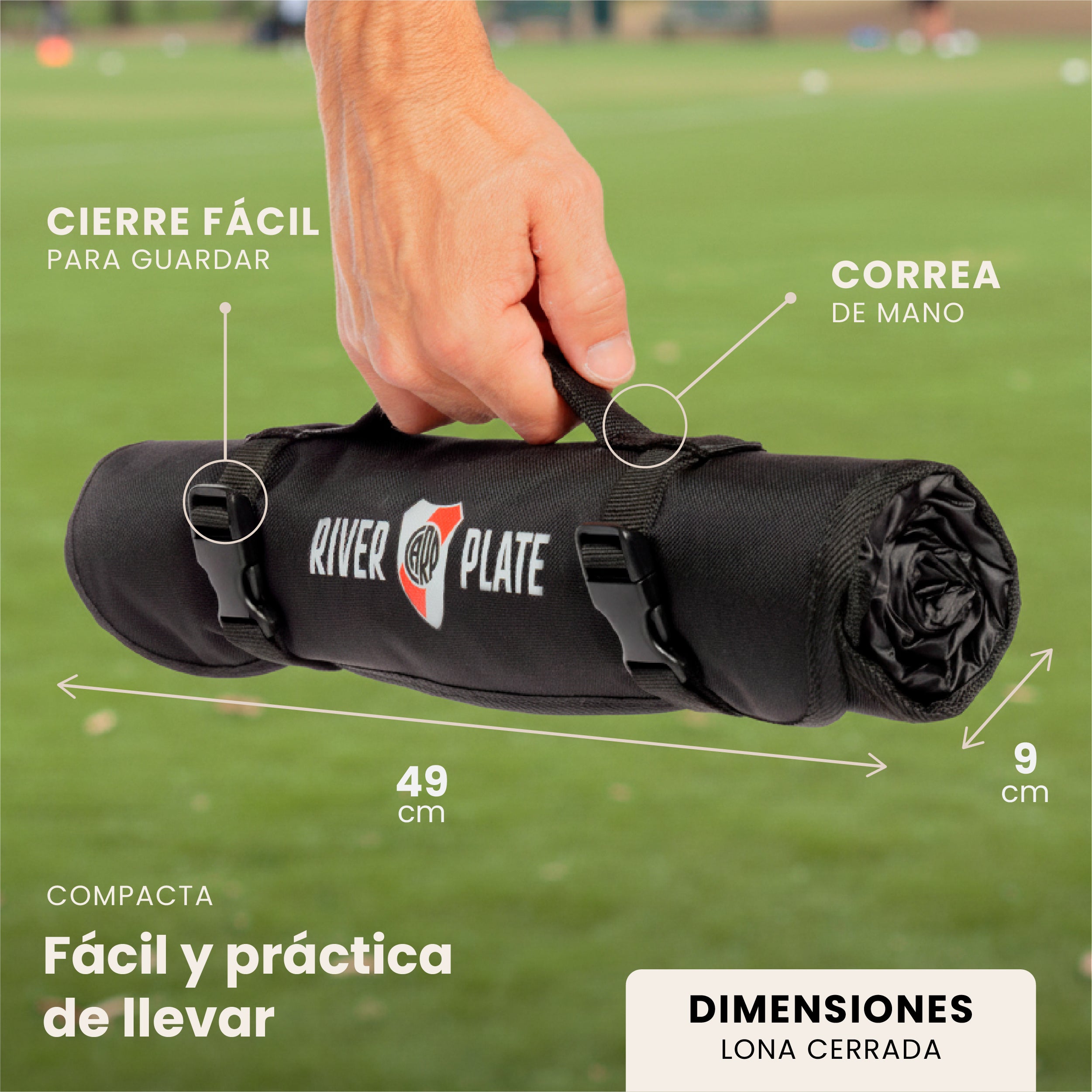 Lona Picnic River Plate ESCUDO