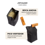 Yerbera 500 gr NEGRA