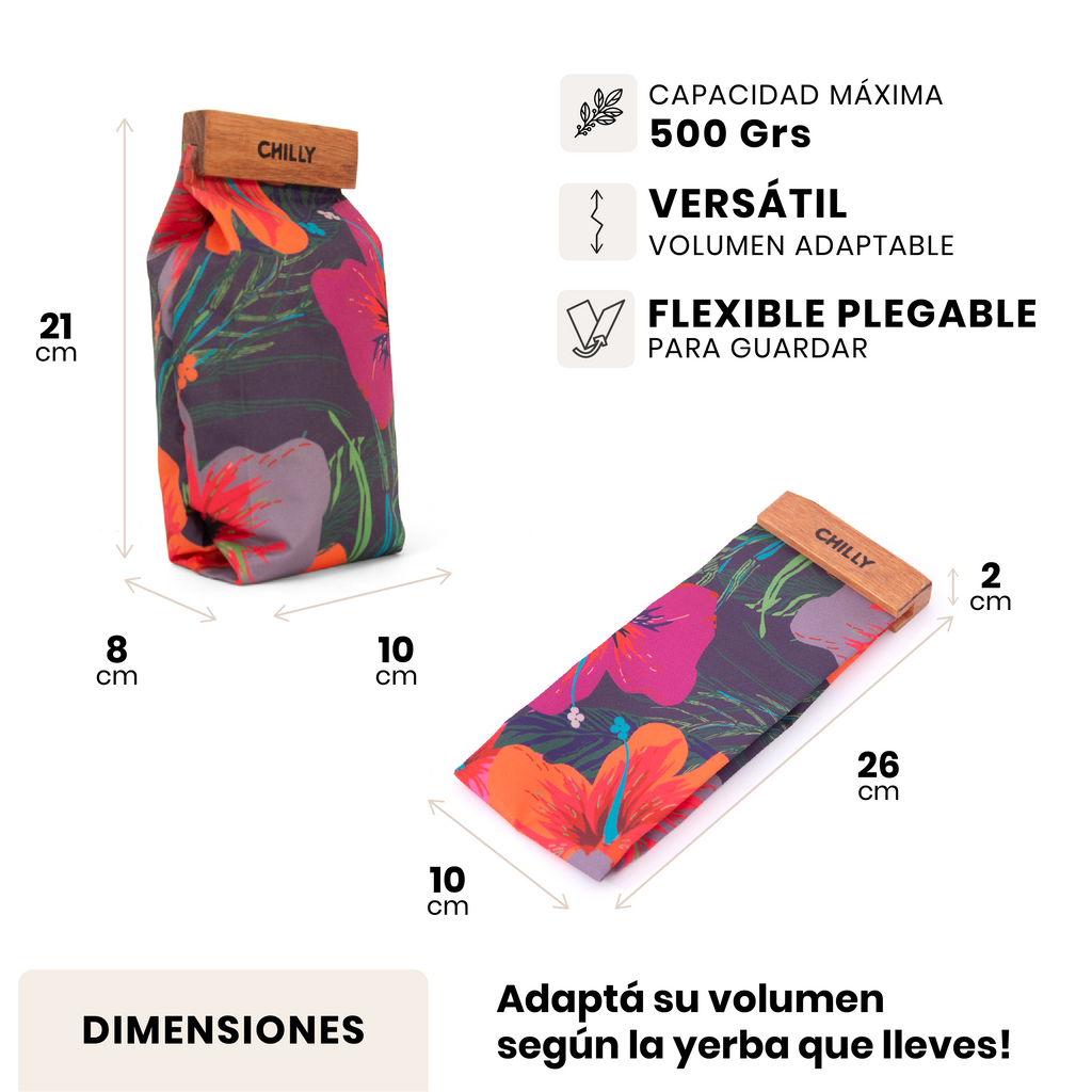 Yerbera 500 gr HIBISCUS