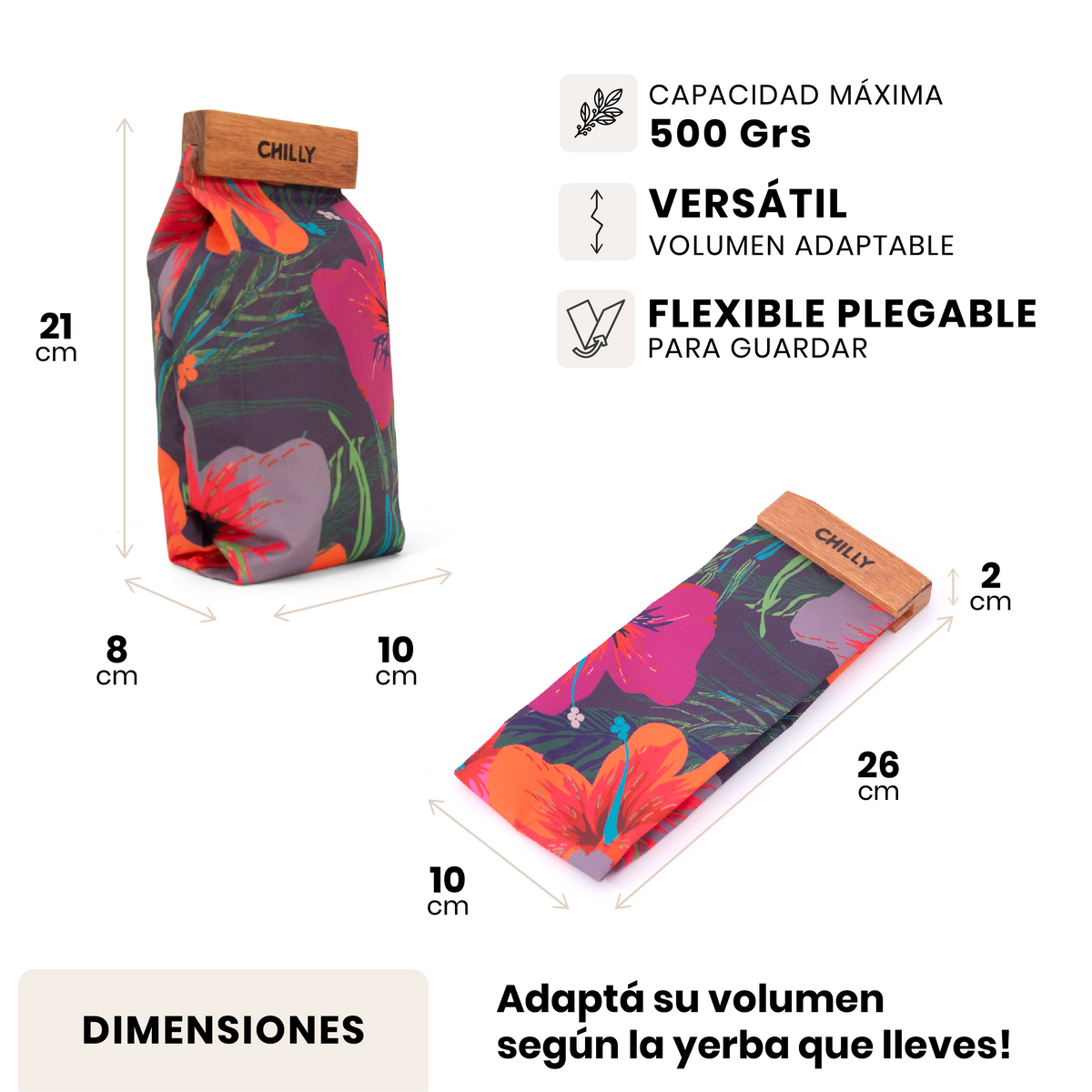 Yerbera 500 gr HIBISCUS
