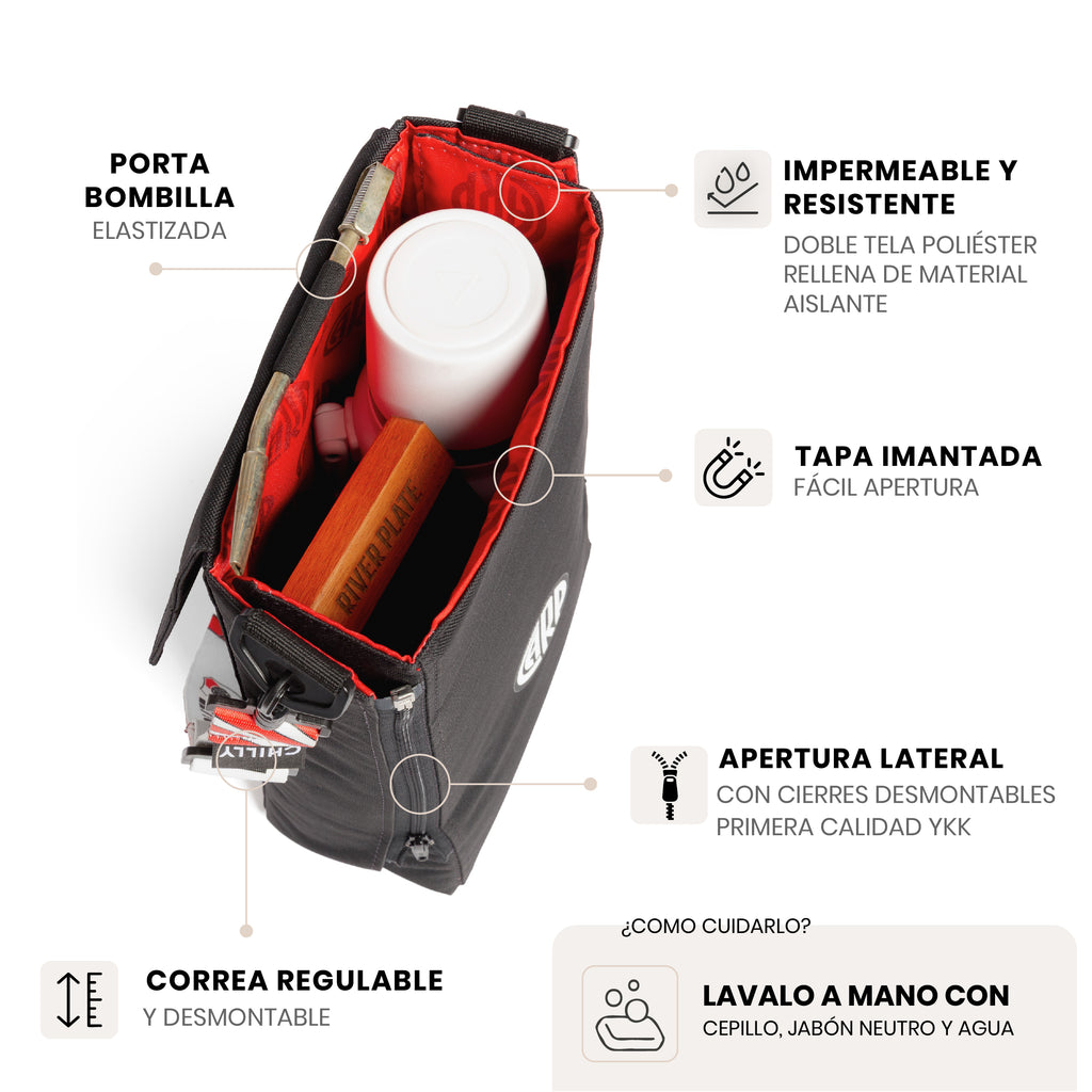Equipo de Mate River Plate | Bolso Matero + Yerbera