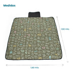 Combo Bolso Térmico 10 lts + Lona Picnic