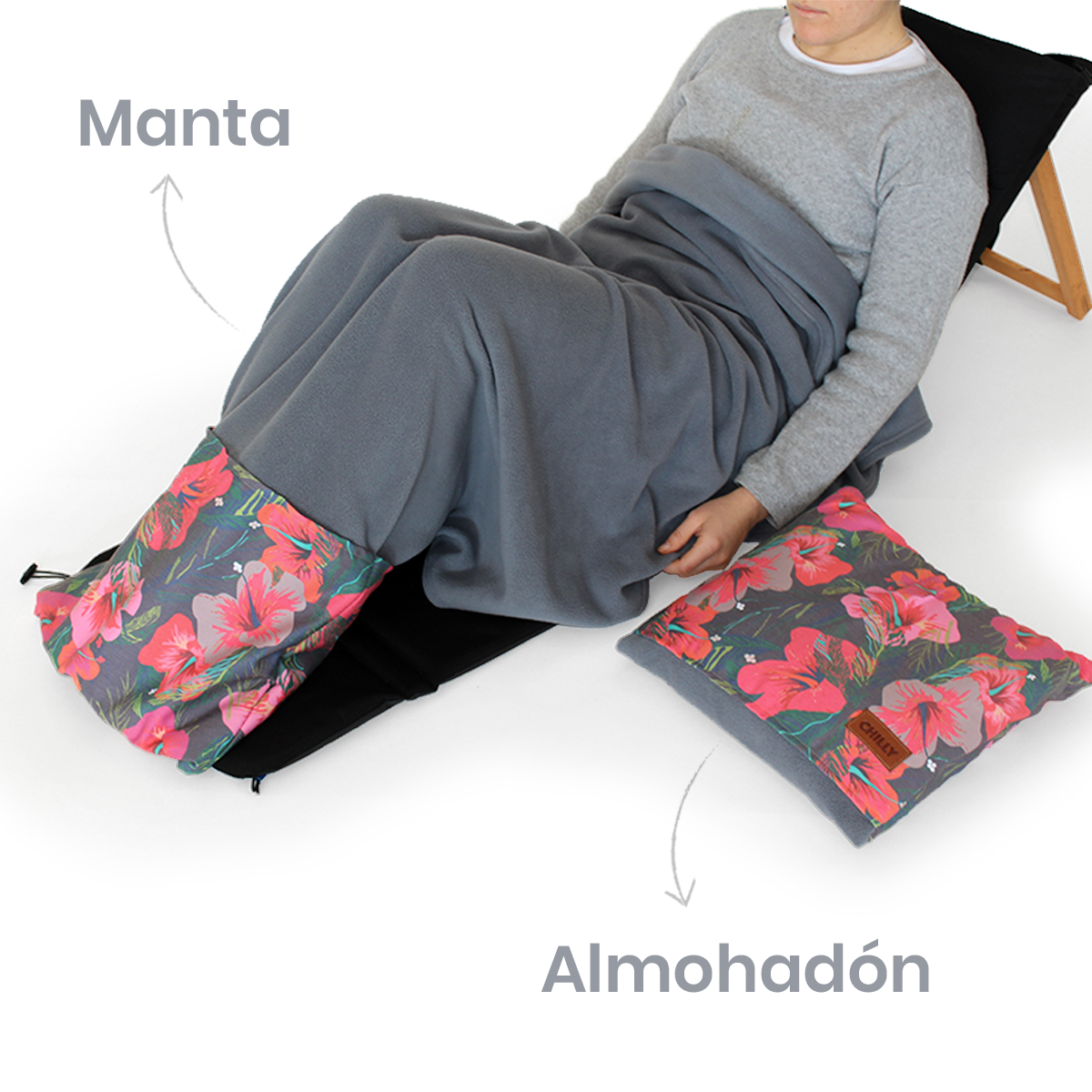 Manta Almohadón HIBISCUS