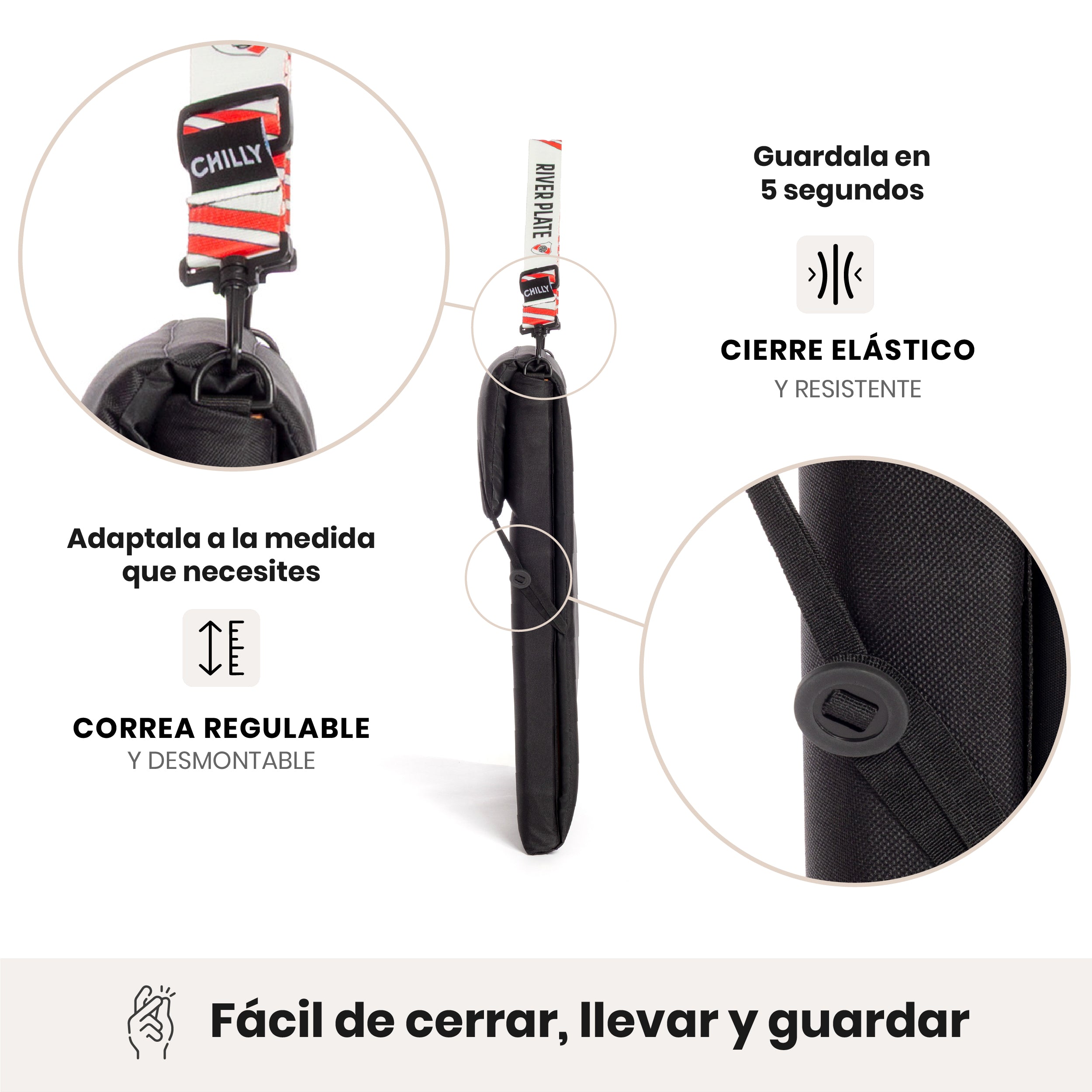 Reposera River Plate CARP