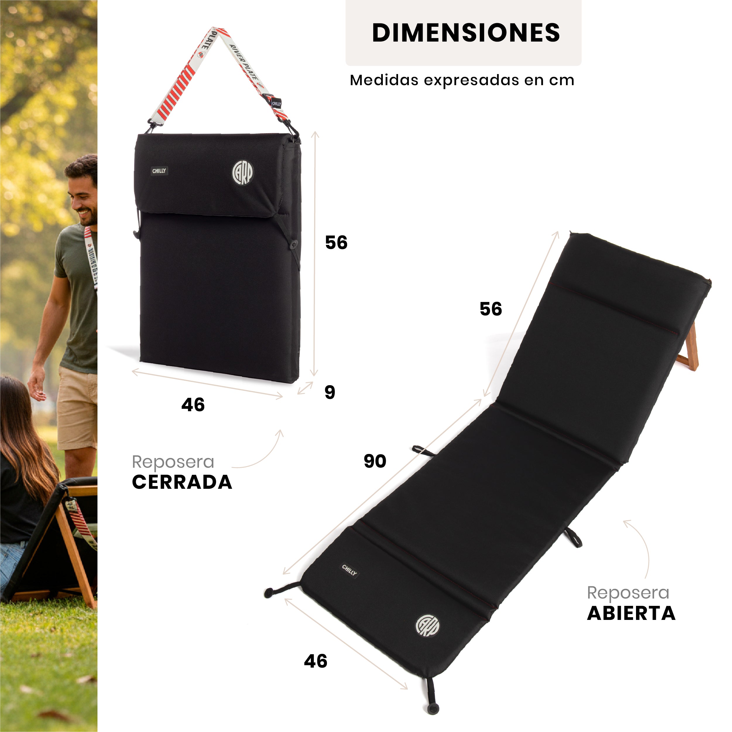 Reposera River Plate CARP