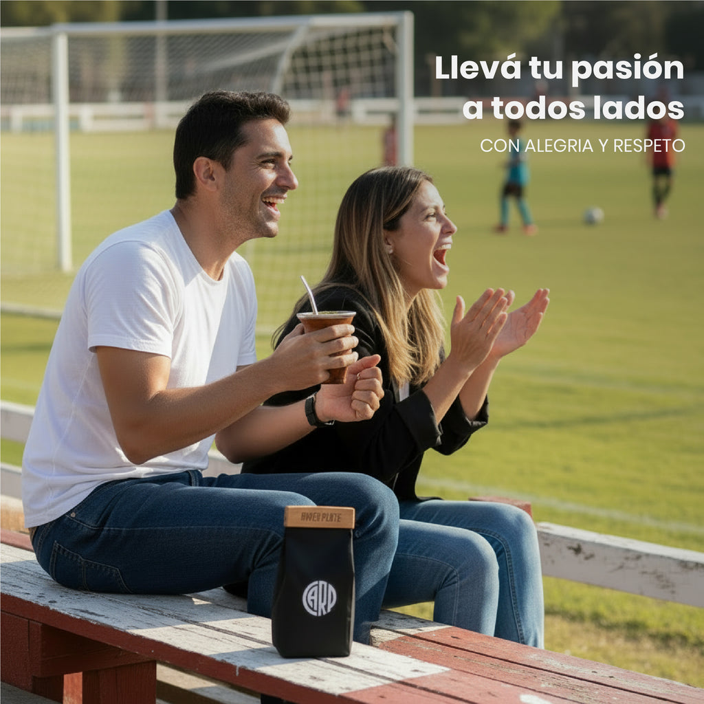 Equipo de Mate River Plate | Bolso Matero + Yerbera