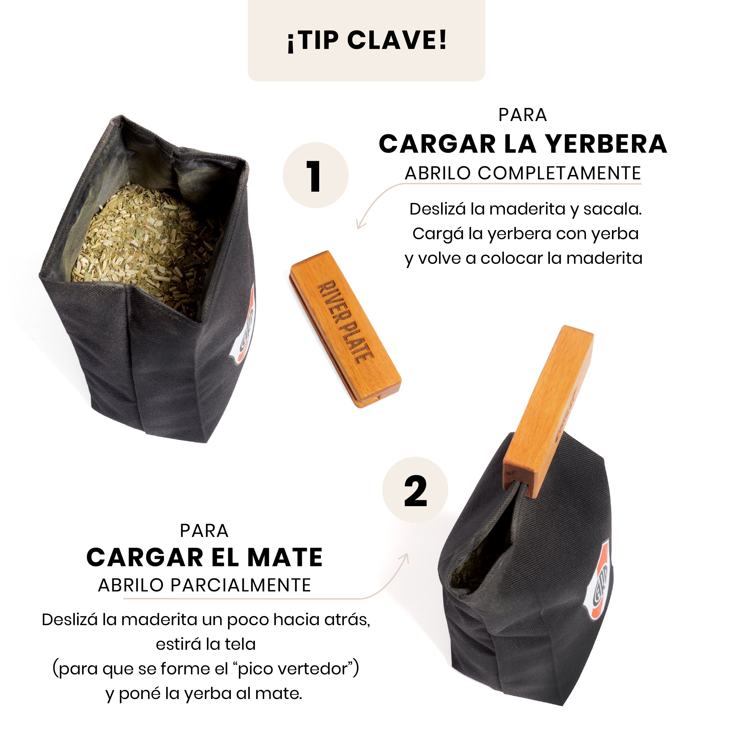 Yerbera 500 gr River Plate ESCUDO