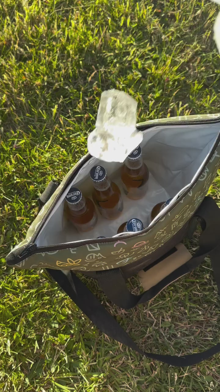 Combo Bolso Térmico 10 lts + Lona Picnic
